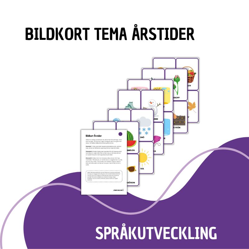 Bildkort Årstiderna