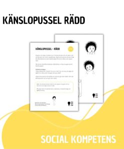 Känslopussel Rädd