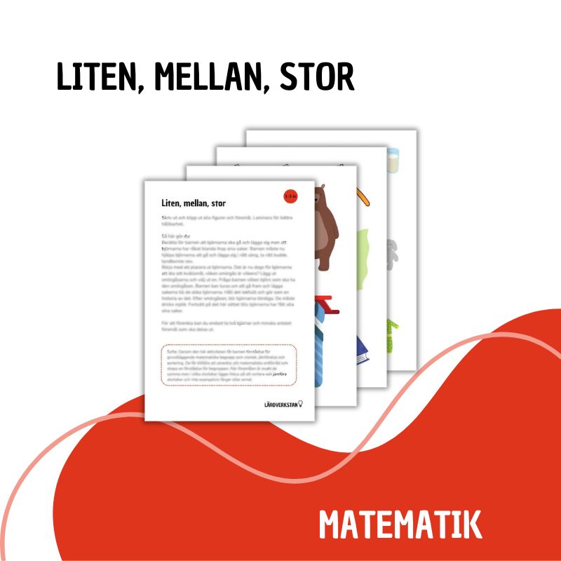 Liten, mellan, stor
